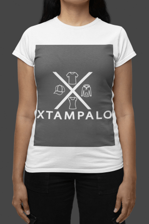 Playera estampada CORTE DE DAMA 30X40 cms